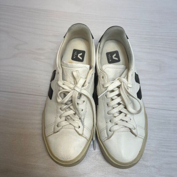 Veja Esplar Sneakers Womens Size 9 White Black Shoes - Picture 7 of 10
